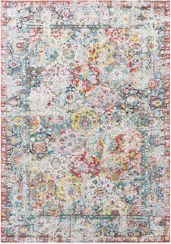 Wasbaar jacquard in- & outdoor vloerkleed Bakhtiari