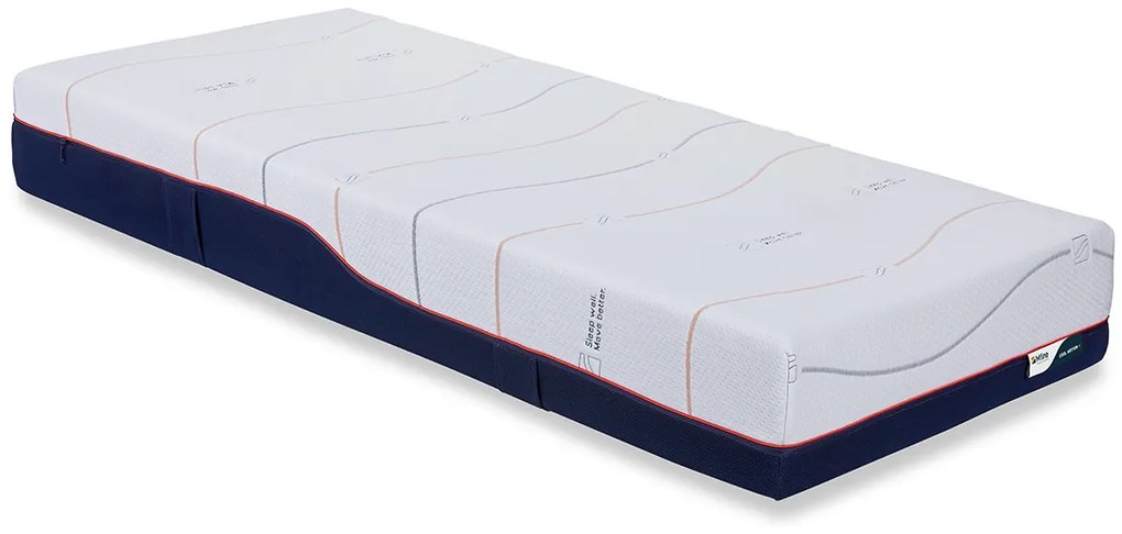 M line  Cool Motion 4 Traagschuim matras 100 x 190 x 22 cm - tot 140 kg 100 x 190 cm