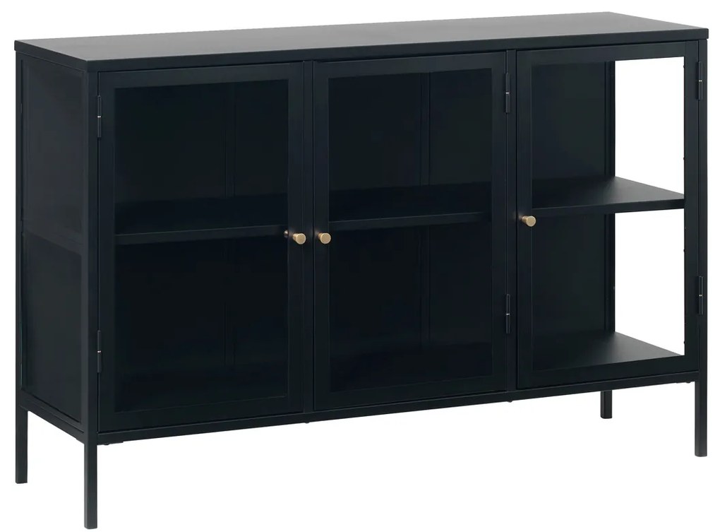 Metalen Dressoir 3 Deuren - 132x40x85cm.