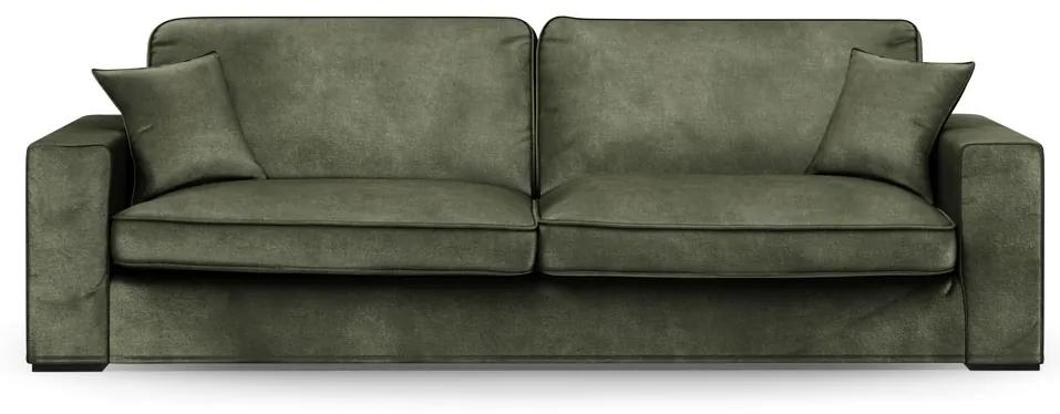 Rivièra Maison - Selana Sofa 3,5 Seater, velvet, ivy - Kleur: groen