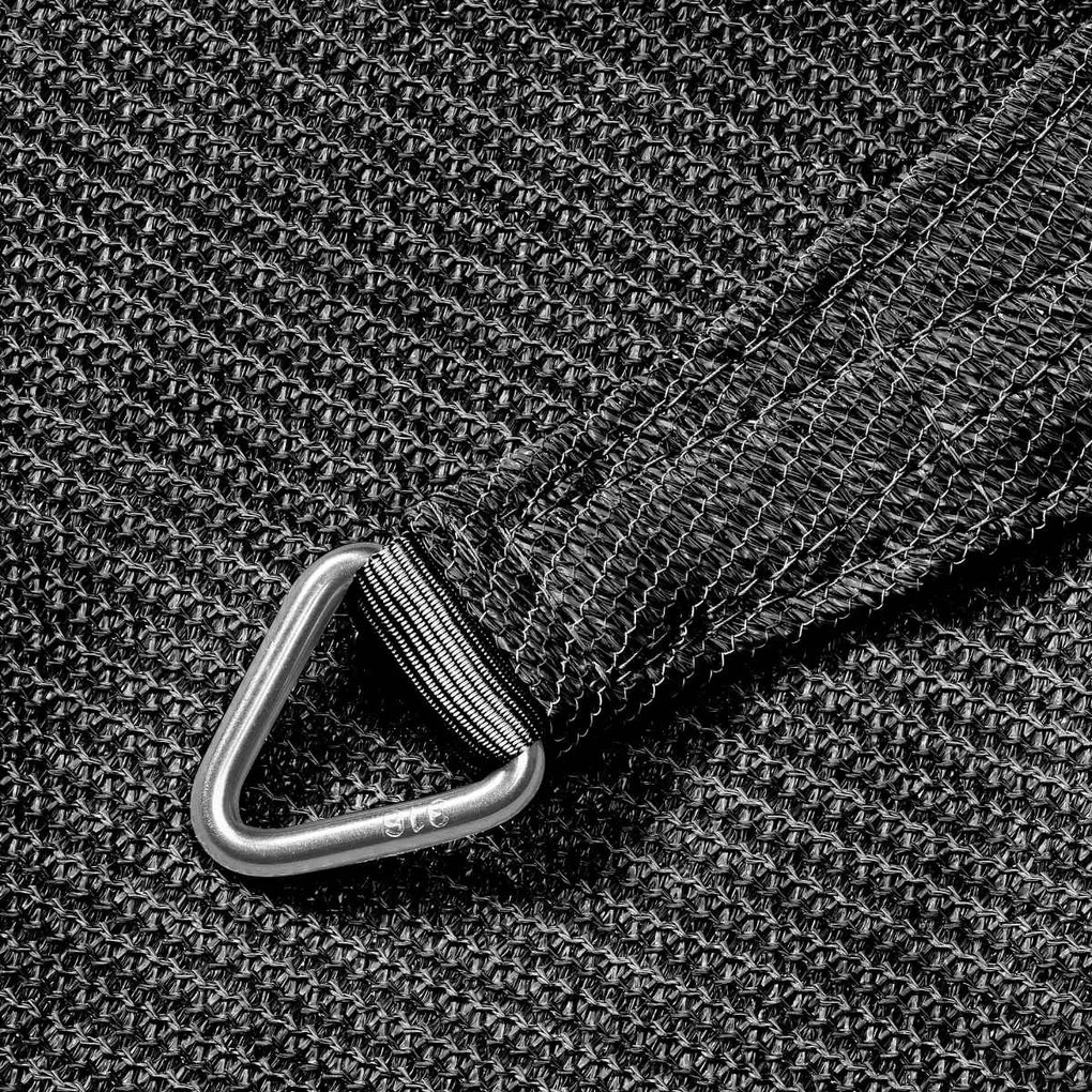 Platinum Coolfit schaduwdoek vierkant 5.0x5.0x5.0x5.0m - Antraciet