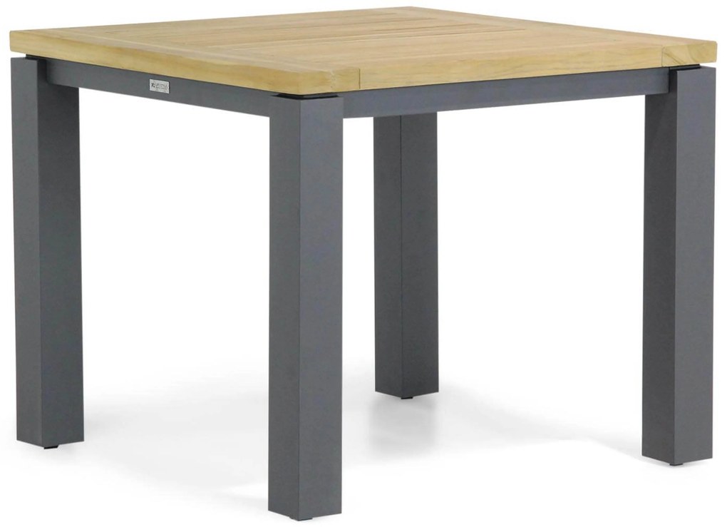 Tuinset 4 personen 909 cm Aluminium Grijs Lifestyle Garden Furniture Essence/Veneto