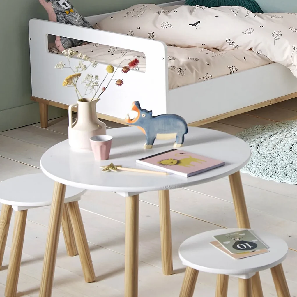 Tafel en 2 krukjes voor kinderen, Jimi