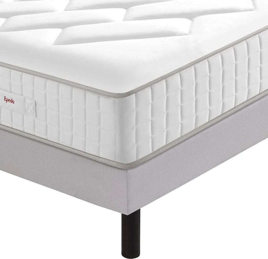 Ensemble matras met veren l'Authentique + beddenbodem