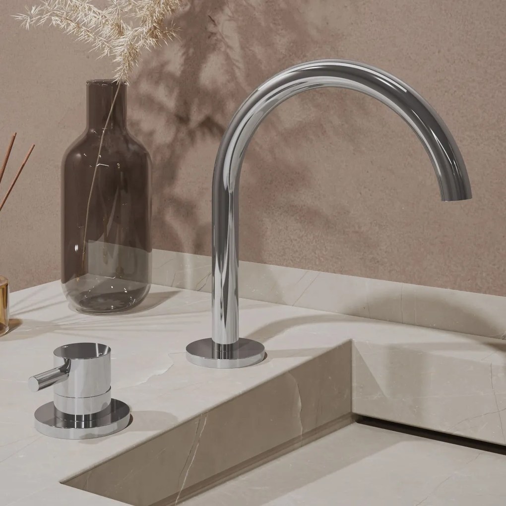 Saniclear Bond wastafelkraan 2-gats met Coldstart chroom