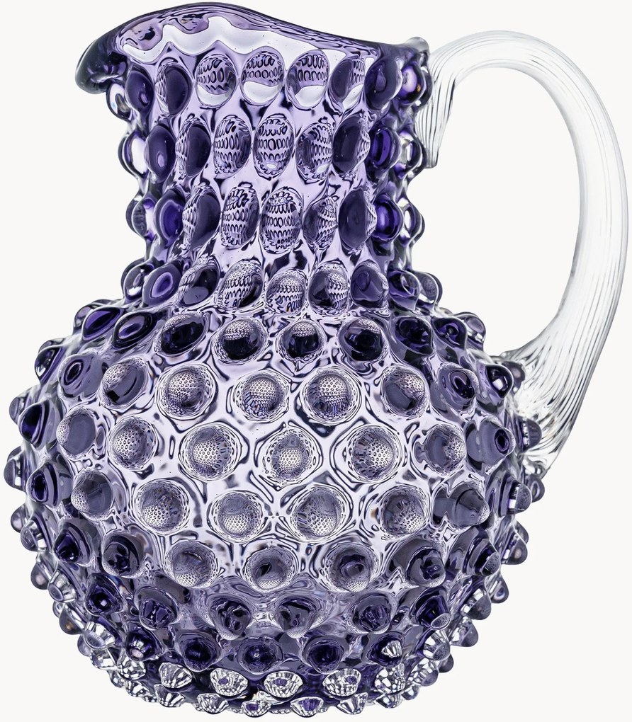 Mondgeblazen karaf Opaline Paris Hobnail