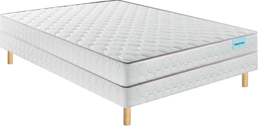 Ensemble matras met pocketveren + bedbodem Natty