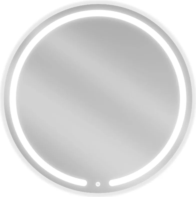 Mexen Rose ronde spiegel voor badkamer, verlicht, 80 cm, LED 6000K, anti-condens - 9810-080-080-611-00