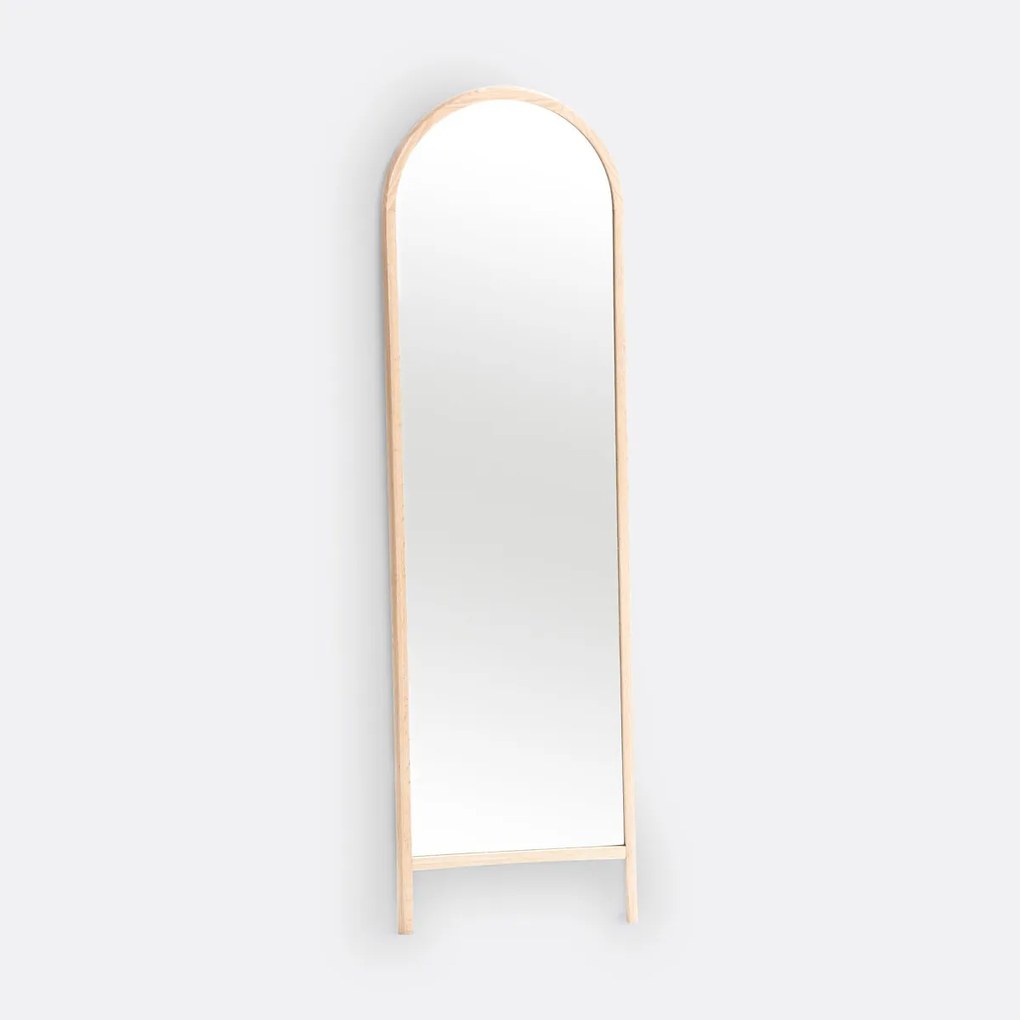 Spiegel op voet / eiken psyche 50x170 cm, Nabou