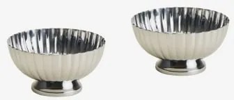 Set Van 2 Kommen Van Roestvrij Staal Eluniva Ø15 Cm - Sklum