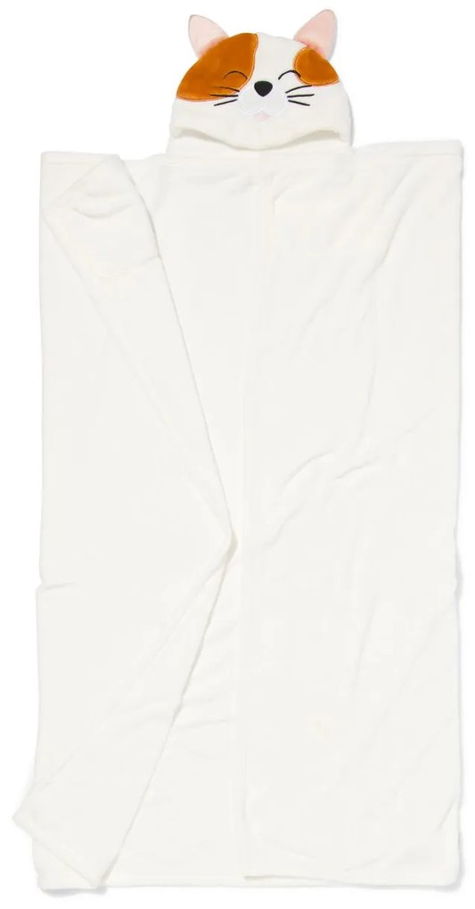HEMA Snuggle Deken Met Capuchon Kat 130x150cm