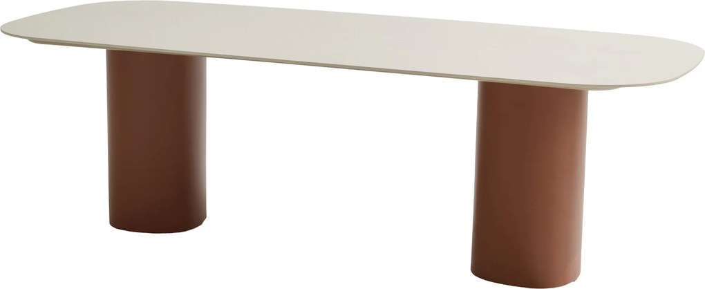 Bosco dining tuintafel 240x105xH75 cm keramiek oyster spicy Taste 4SO