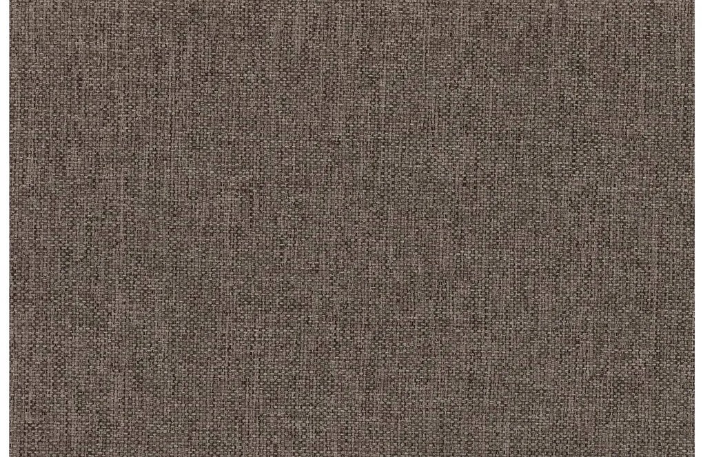 Goossens  Key West bruin, stof, 2,5-zits, modern design met ligelement rechts