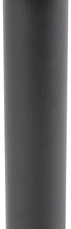 Moderne buitenlamp zwart 50 cm IP44 - Gleam