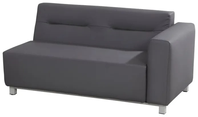4 Seasons Outdoor | Chivas 2 seater left arm (showroommodel) zwart weerbestendig