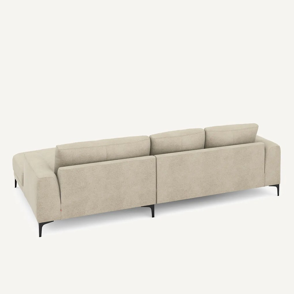 XL hoekbank rechts in linnen fluweel, MARSILE