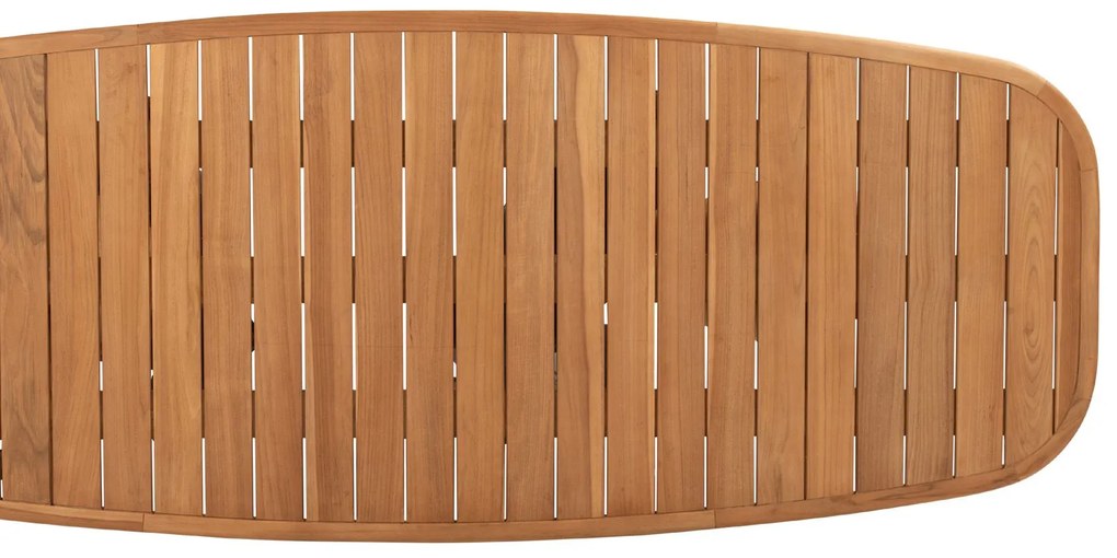 Taste by 4 Seasons Capri teak tuintafel met barrelvormig blad 280 x 110 cm      houtkleur weerbestendig