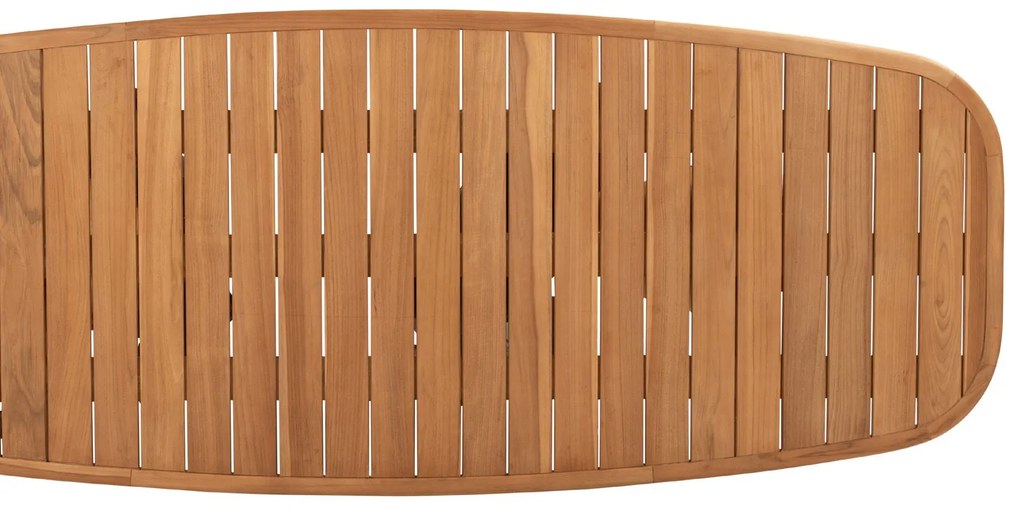 Taste by 4 Seasons Capri teak tuintafel met barrelvormig blad 280 x 110 cm SALE Tuintafel houtkleur weerbestendig