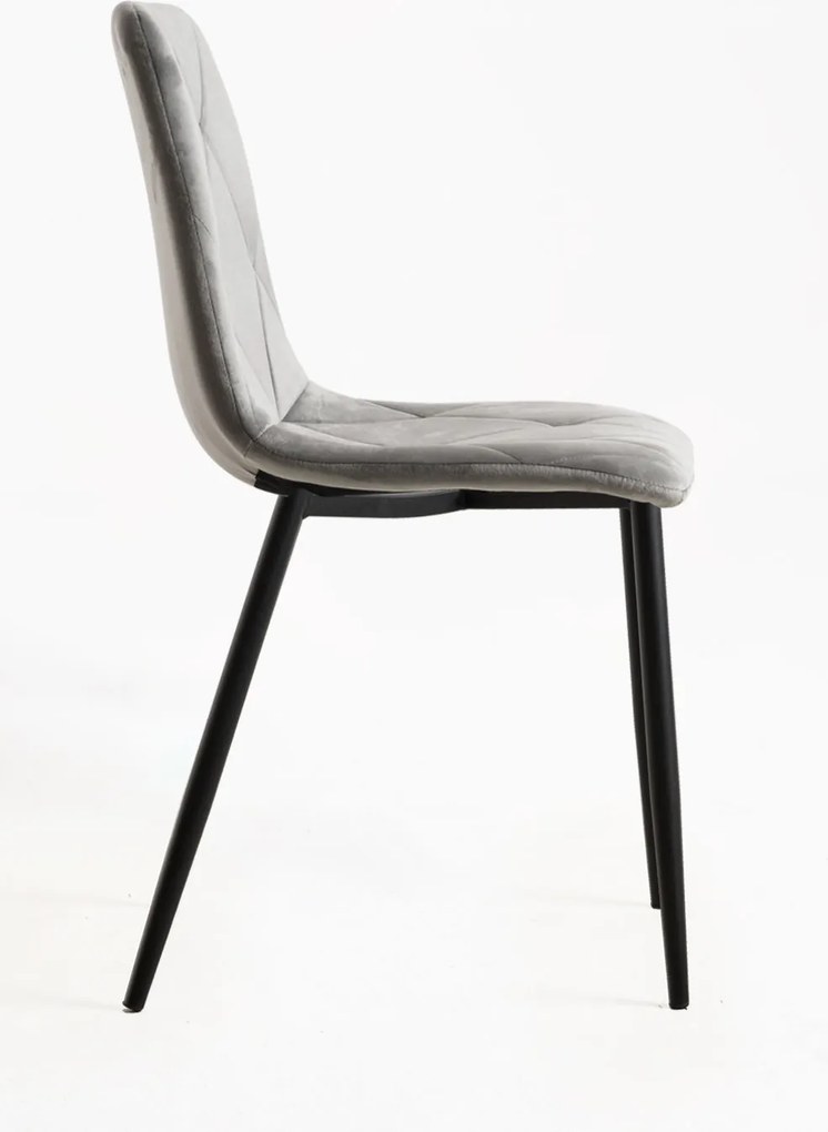 Set 4 Lyke Fluwelen Stoelen