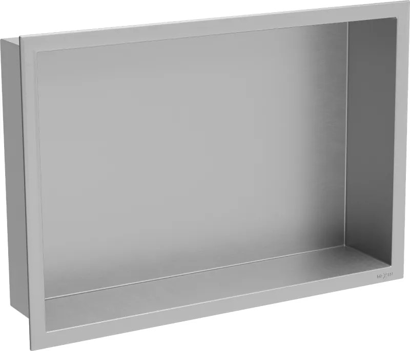 Mexen X-Wall-R nisplank met flens 45 x 30 cm, inox - 1910453010