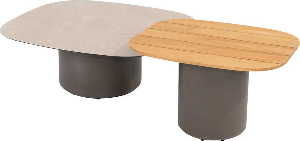 4 Seasons Demi loungetafels 50x60 cm en 70x80 cm - terre