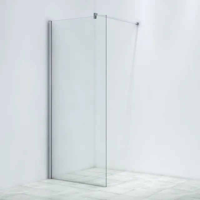 Marenza Bellini Inloopdouche - 90x200cm - helder glas - chroom WR90-C/C