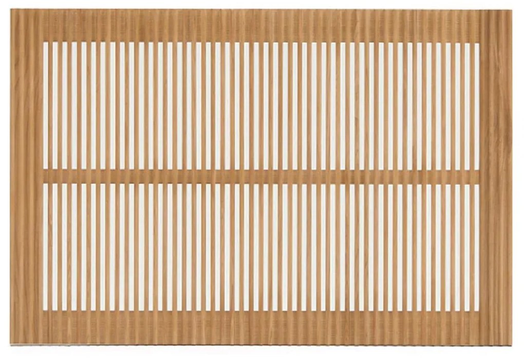 Kave Home Beyla Bed Hoofdbord Latjes Eiken Hout 90 Cm