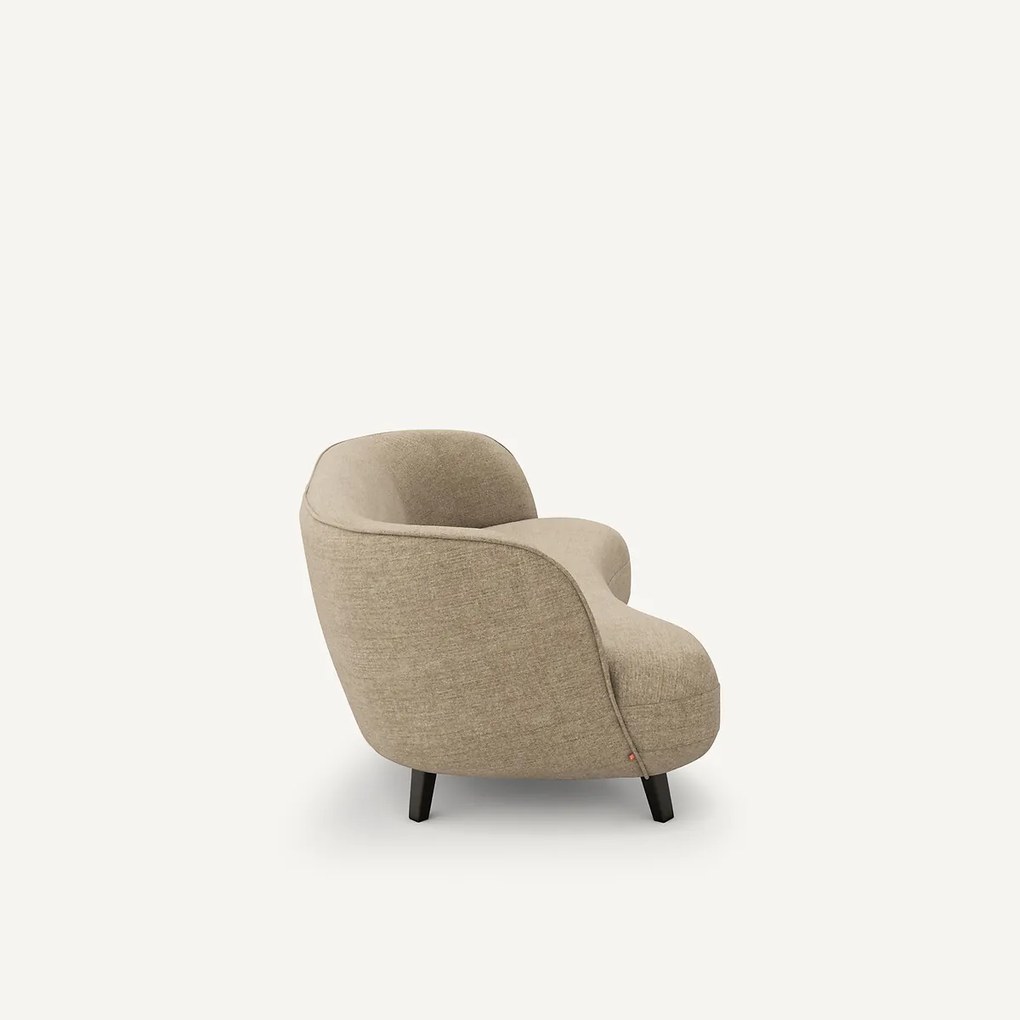 3-zits bank, in gerecycled chenille, Rosebury