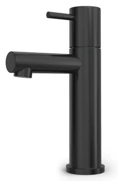 Hotbath Buddy Fonteinkraan - L uitloop 8.5cm - opbouw - Geborsteld zwart PVD E001MBP