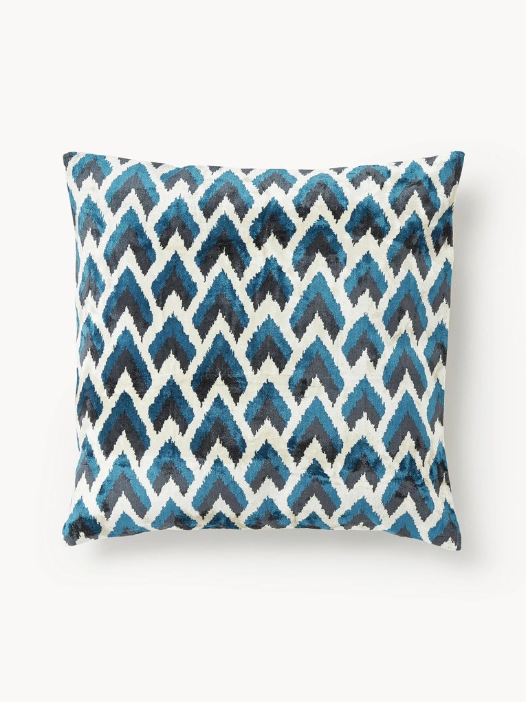 Viscose kussenhoes Heron met ingeweven jacquardpatroon