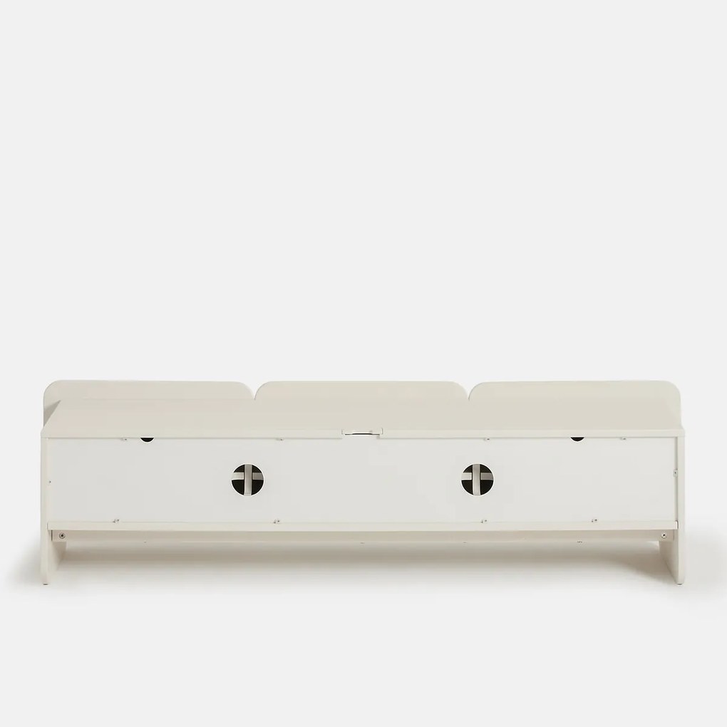 Gelakt hifi tv-meubel, 3 deuren, breedte 170 cm, CESCO