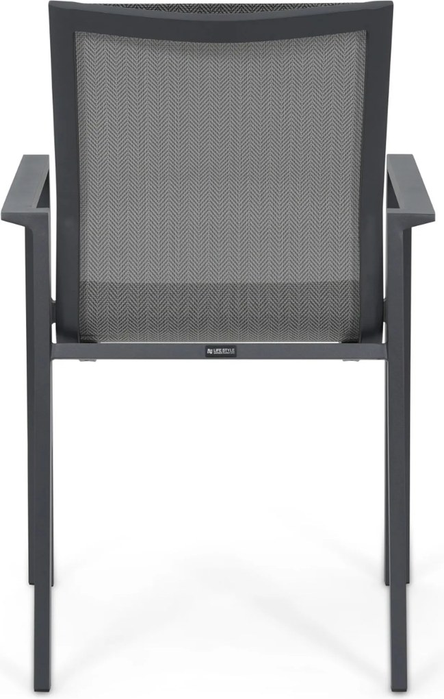 Tuinset 4 personen 180 cm Aluminium Grijs Lifestyle Garden Furniture Timo/Camila