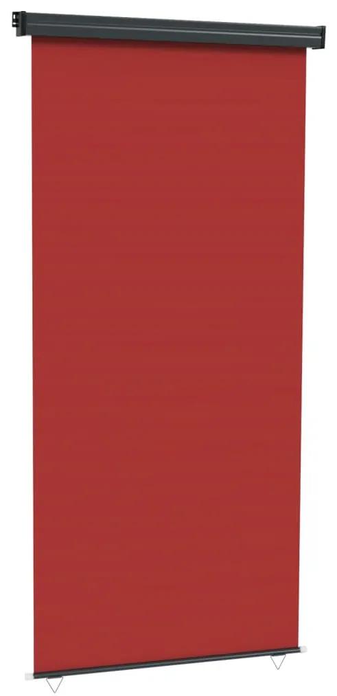vidaXL Balkonscherm 117x250 cm rood