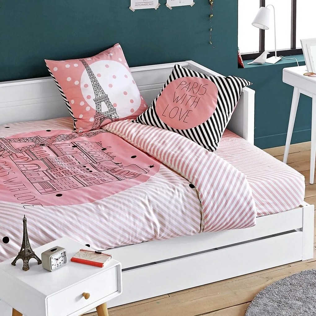 Kussensloop katoen, Paris for ever