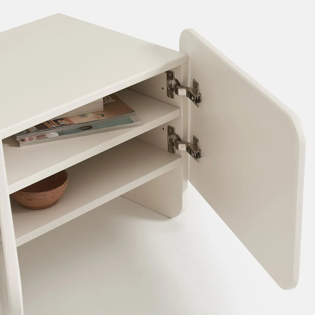 Gelakt hifi tv-meubel, 3 deuren, breedte 170 cm, CESCO