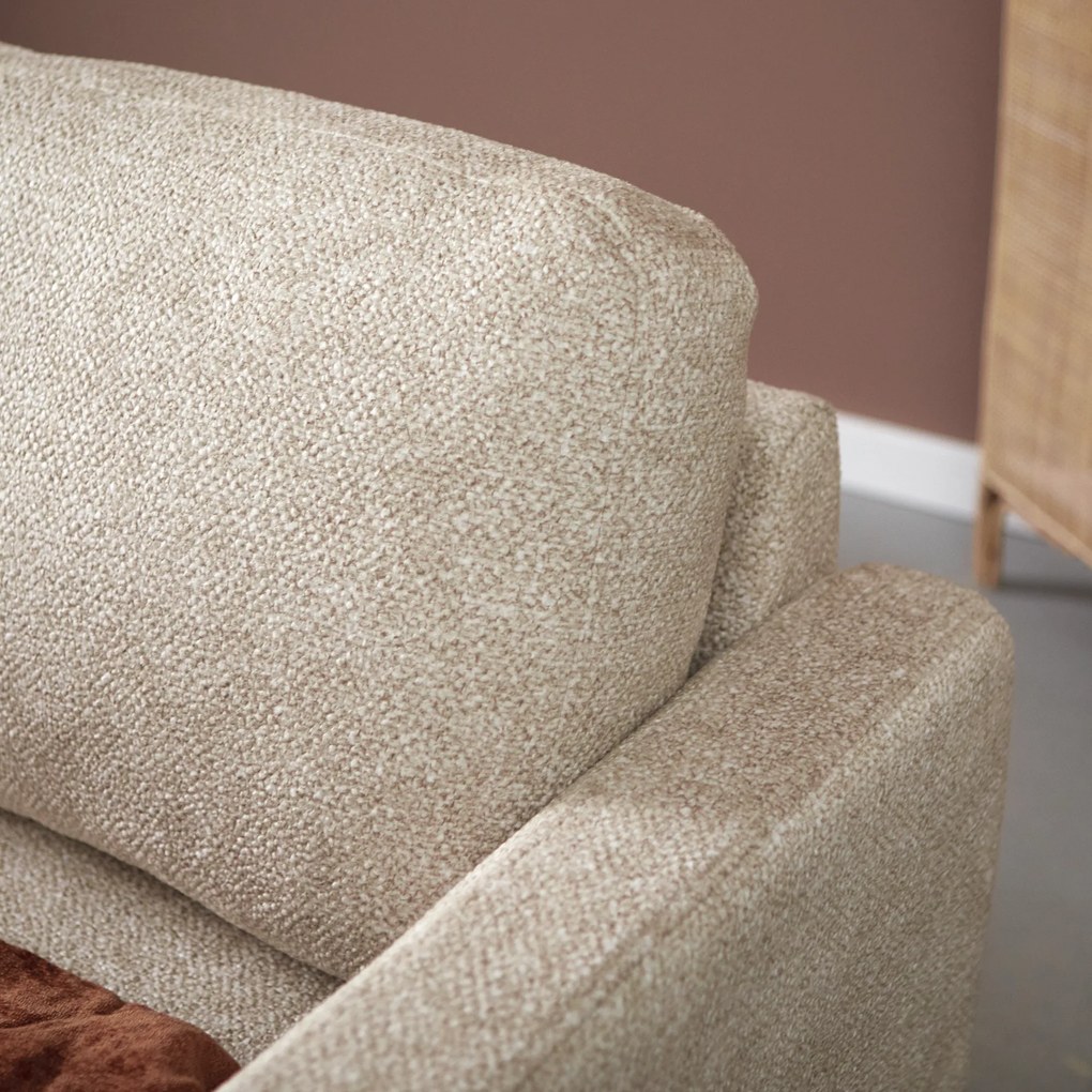 Moderne 3-zits Bank Beige Stof