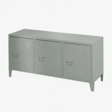 Pohpli Stalen Tv-kast 120x40 Cm Groen – Khaki - Sklum