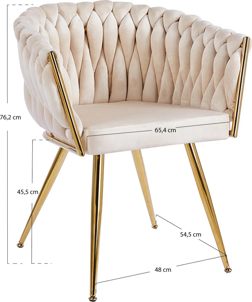 Widny Stoel Van Gouden Fluweel