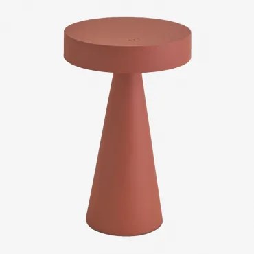 Draadloze Led-tafellamp Van Ijzer Catinca Terracota - Sklum