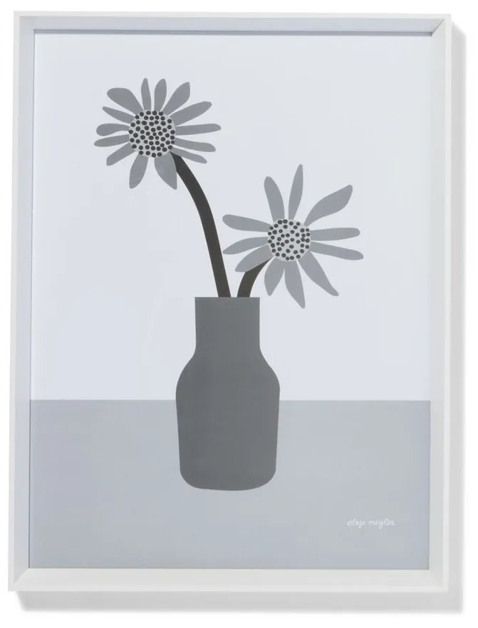 HEMA Fotolijst Hout 30x40 Facetrand Wit (wit)