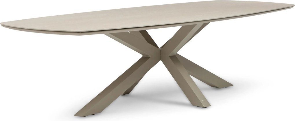 Dining Tuintafel rechthoekig 300x 120 cm Zand/Beige Voyage
