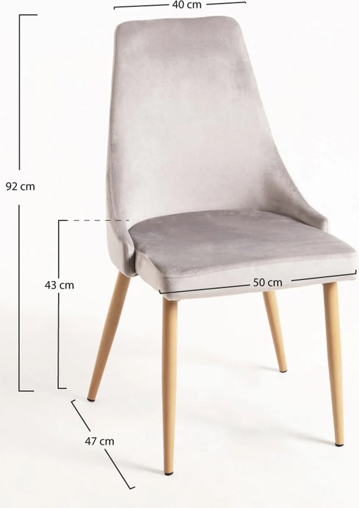 Set 4 Stoik Wood Stoelen