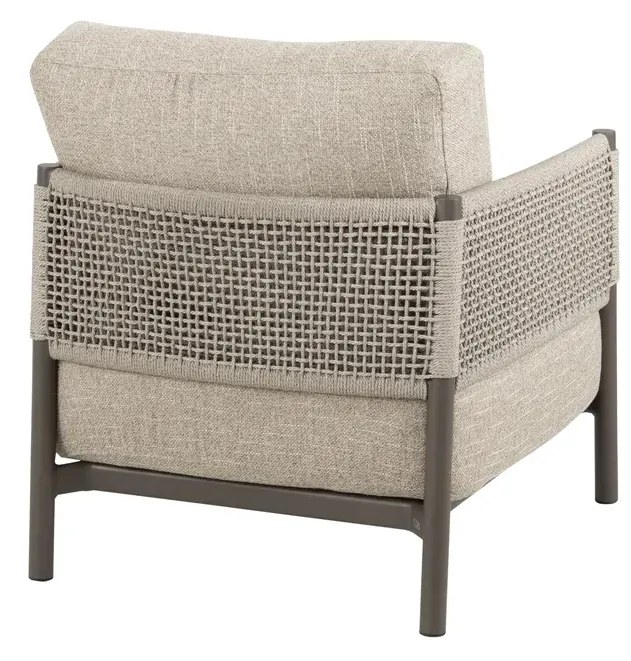 4 Seasons Outdoor Savanne loungestoel terre SALE Loungestoel   bruin weerbestendig