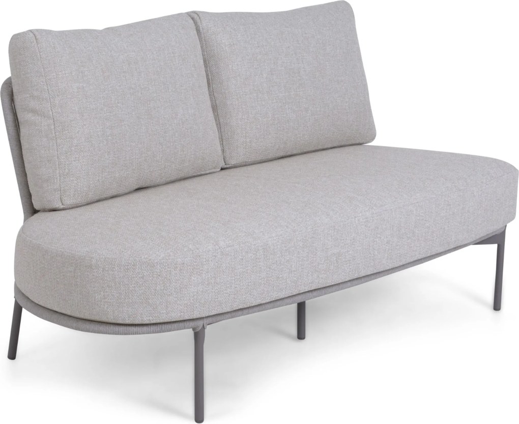 Hoek loungeset 5 personen Rope Grijs  4 Seasons Outdoor Florence/Livo