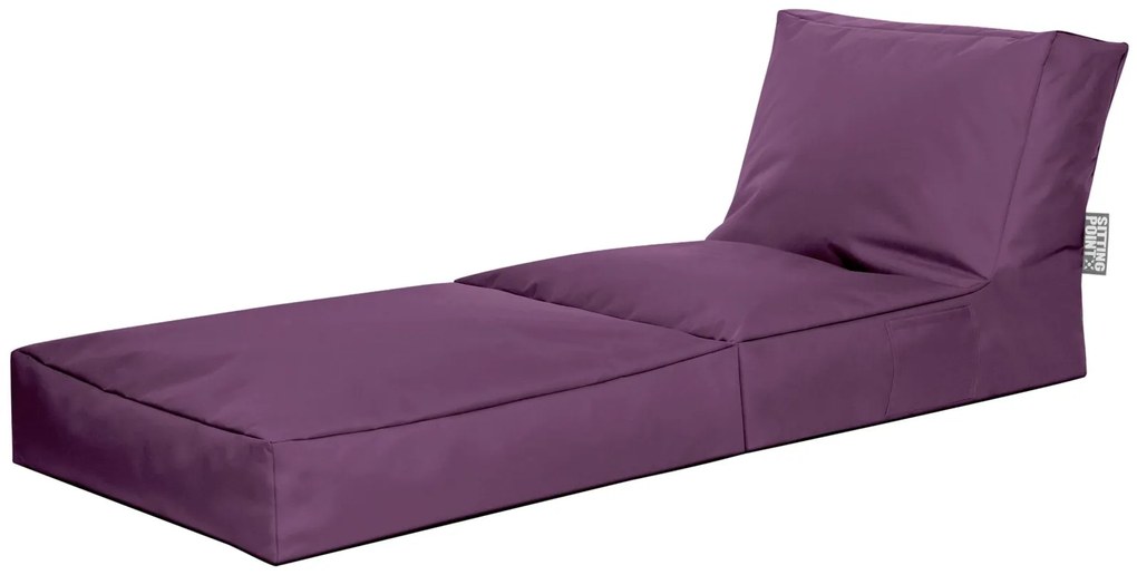 Loungebed Twist Scuba Outdoor - Aubergine