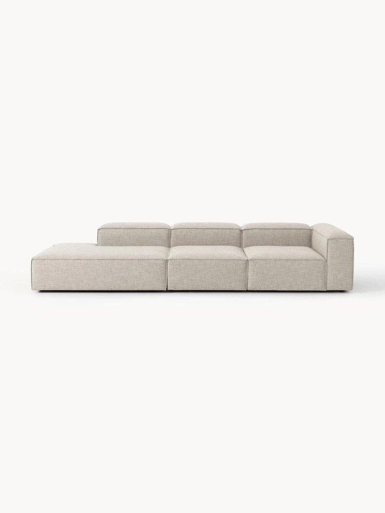 Modulaire chaise longue Lennon van linnenmix, XL