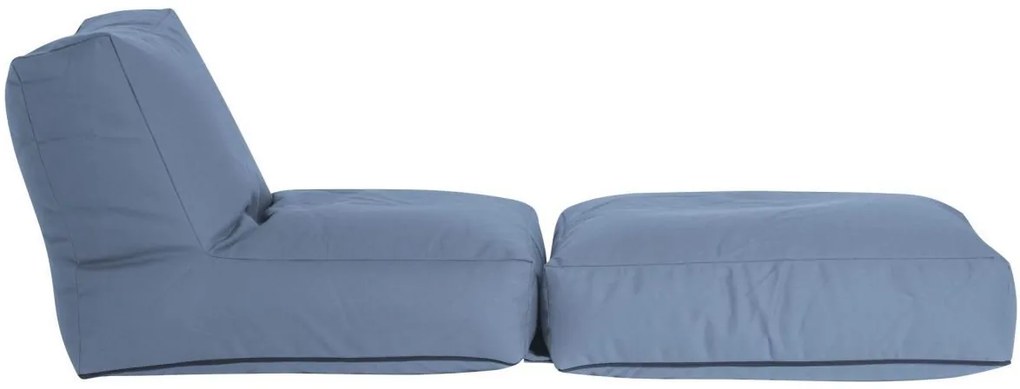 Zitzak/Loungebed Twist Outdoor Plus - Blue