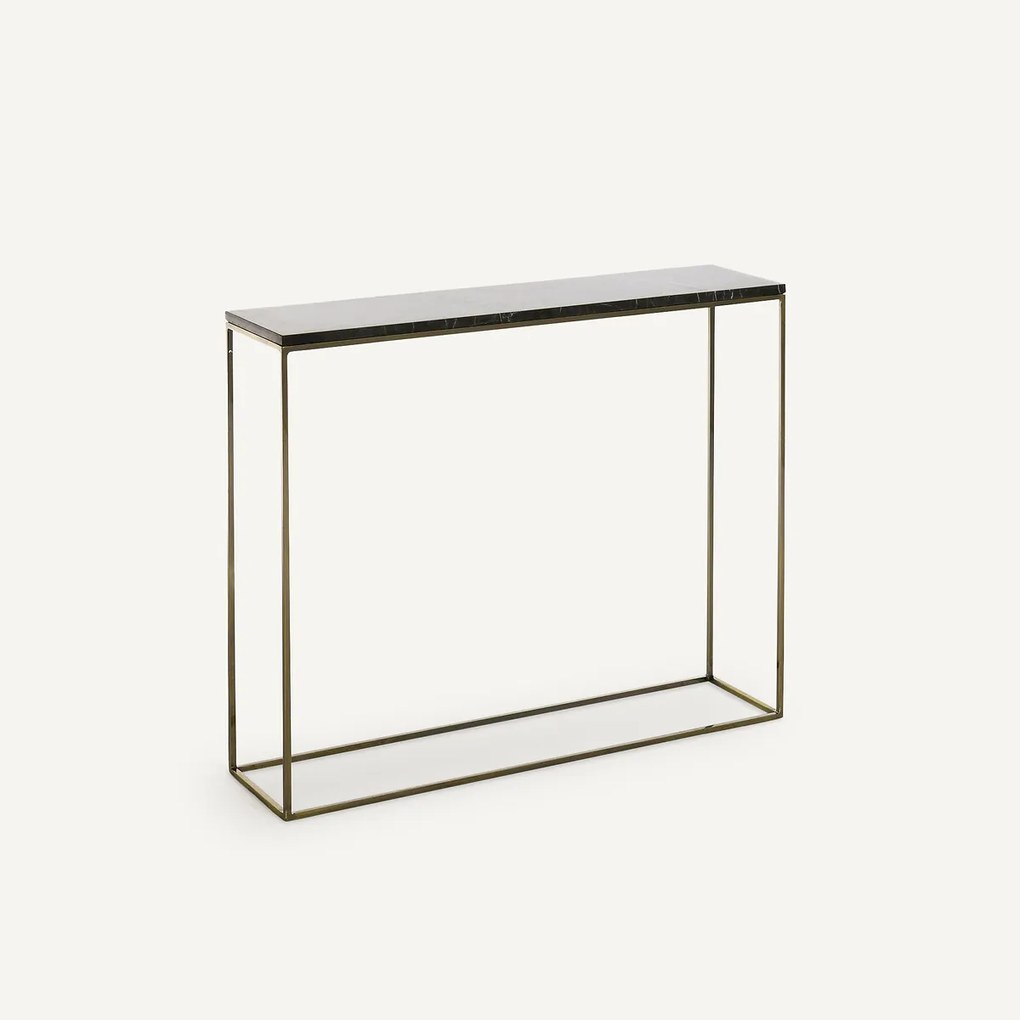 Console met verouderd messing effect/marmer, Mahaut