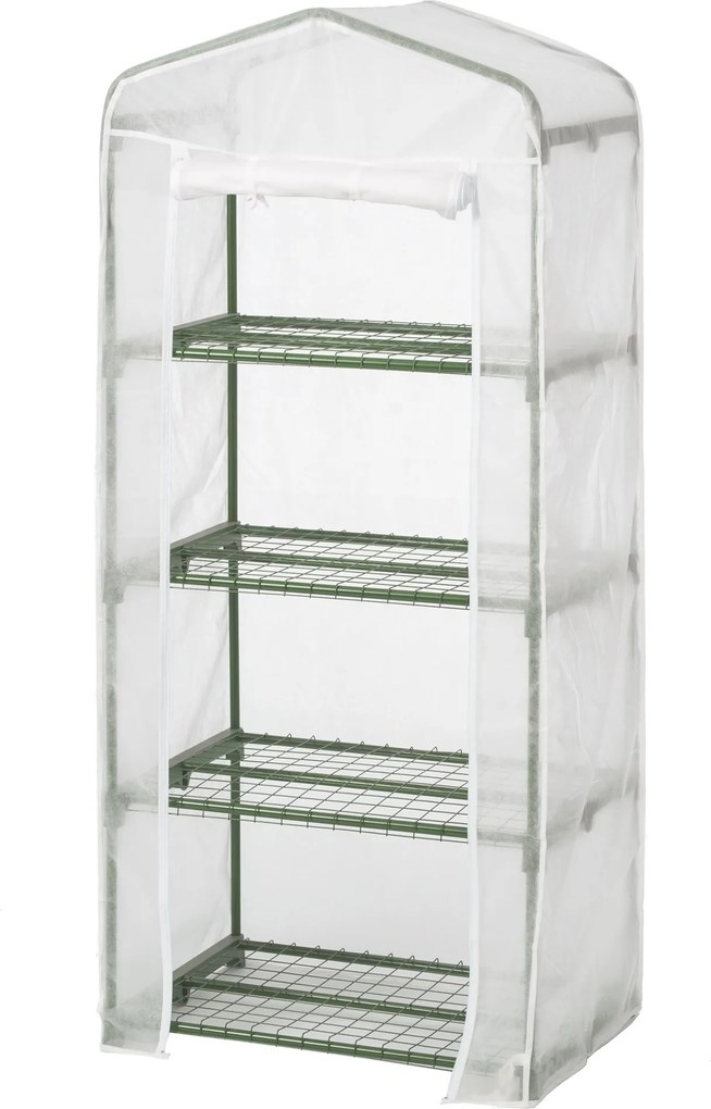 Nature winterhoes voor kas - wit - 160x69x49cm