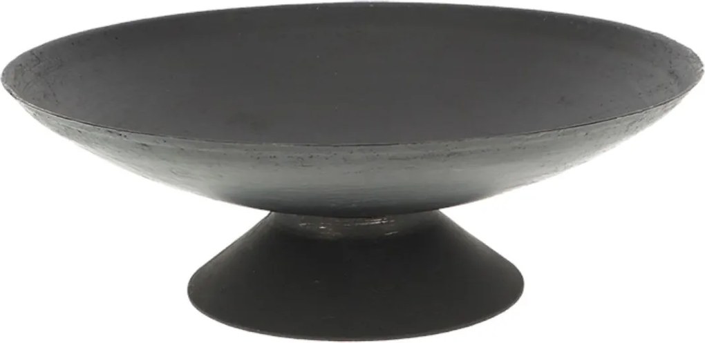 Esschert Design Zwarte ronde vuurschaal in gietijzer